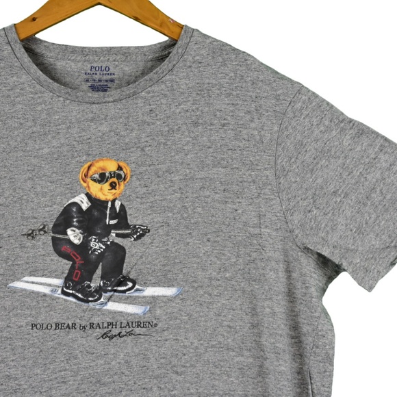 polo bear ski t shirt